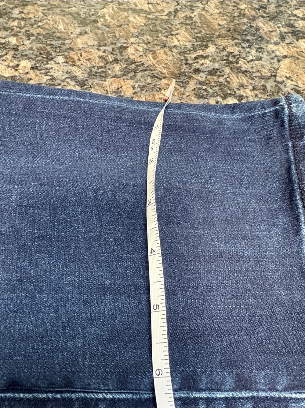 Dark Wash Button Fly Straight Leg Women’s Denim Sz 4